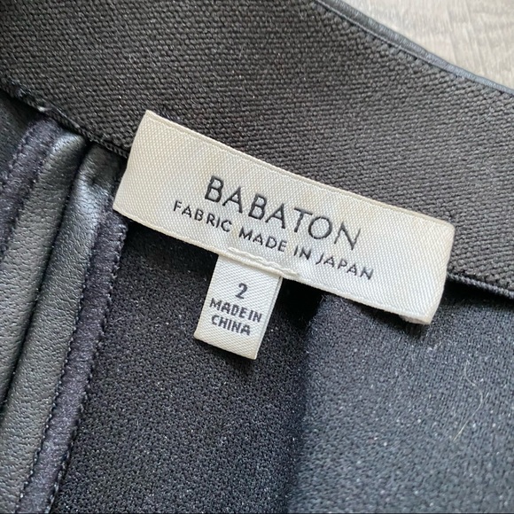 Babaton JAX Vegan Leather Skirt - Picture 3 of 5